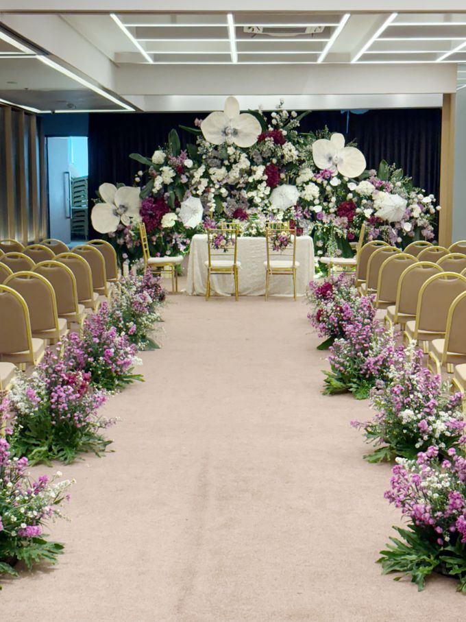 Flowery Backdrop Decoration by Pampas home co - 013