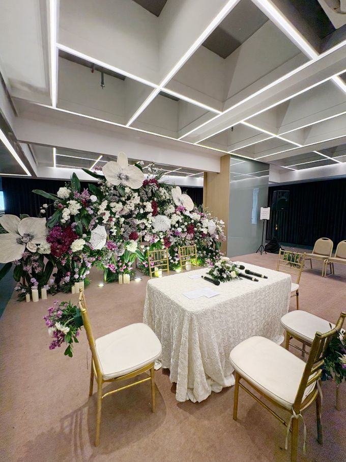 Flowery Backdrop Decoration by Pampas home co - 011