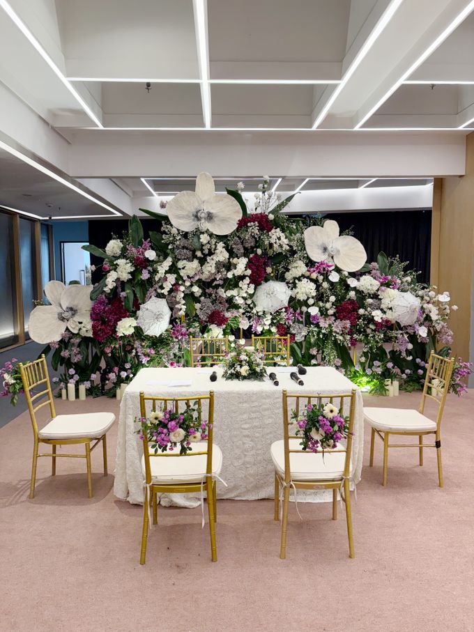 Flowery Backdrop Decoration by Pampas home co - 017
