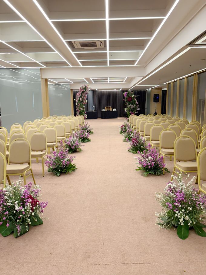 Flowery Backdrop Decoration by Pampas home co - 019