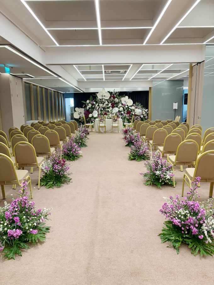 Flowery Backdrop Decoration by Pampas home co - 012