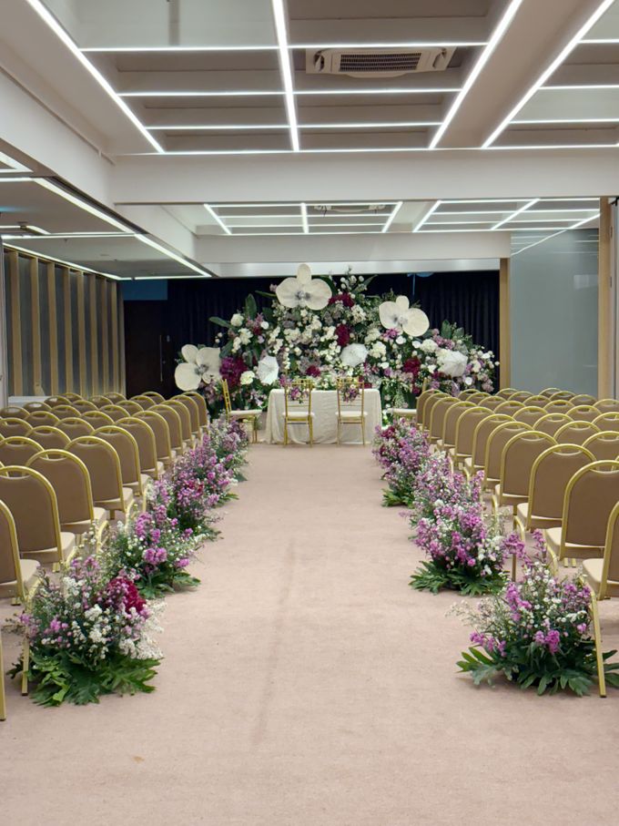 Flowery Backdrop Decoration by Pampas home co - 023