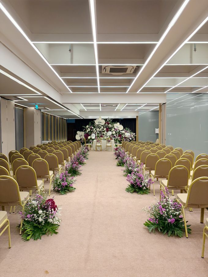 Flowery Backdrop Decoration by Pampas home co - 026