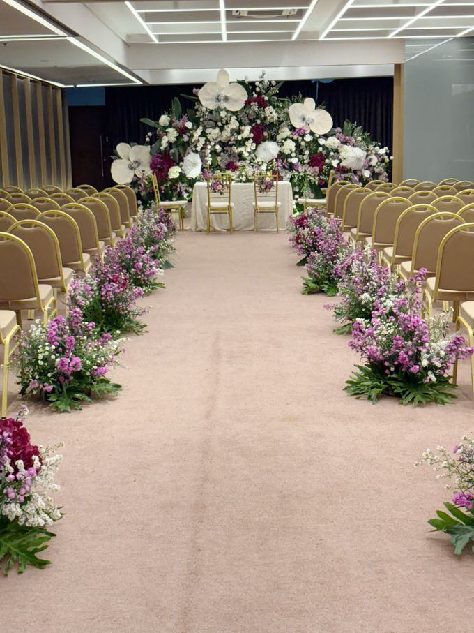 Flowery Backdrop Decoration by Pampas home co - 020