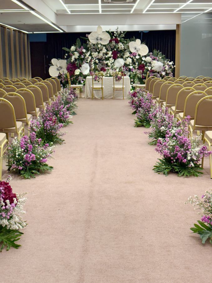 Flowery Backdrop Decoration by Pampas home co - 009