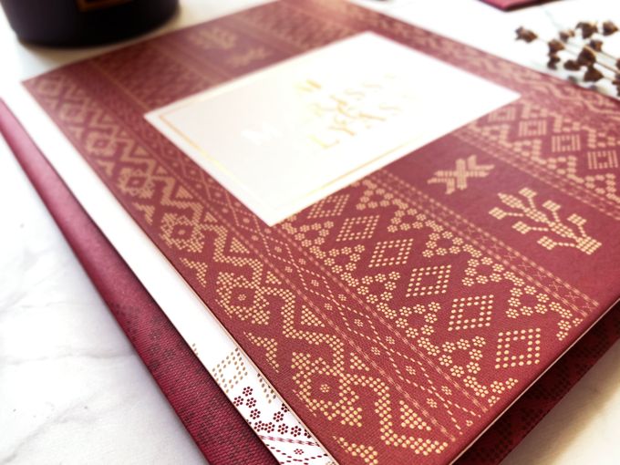 Ethnic In Red by Trouvaille Invitation - 003 Ethnic In Red by Trouvaille Invitation - 003