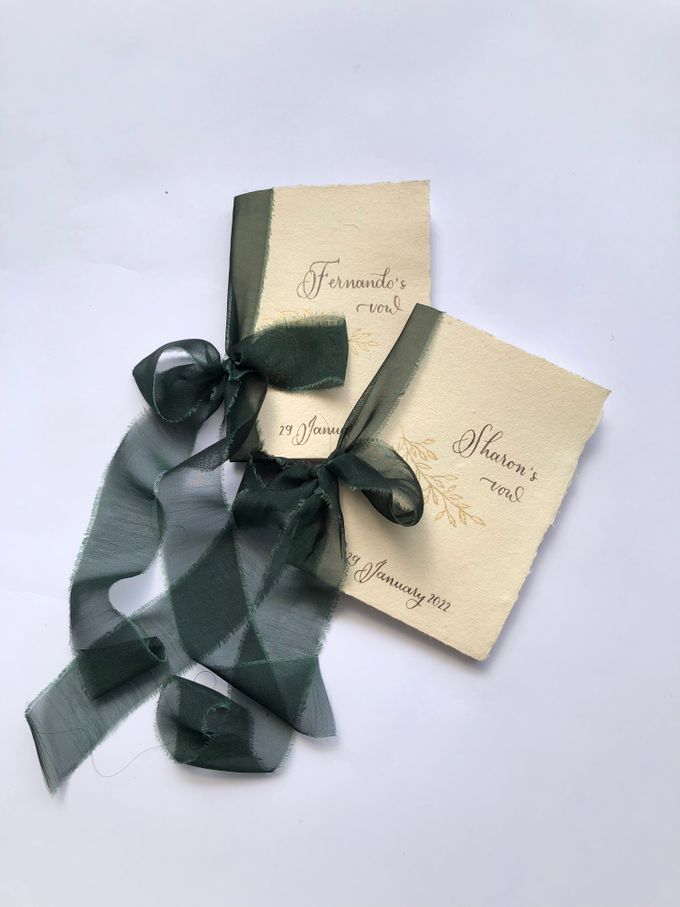 The Wedding of Fernando and Sharon by Alora Letters // Calligraphy Service - 004 The Wedding of Fernando and Sharon by Alora Letters // Calligraphy Service - 004