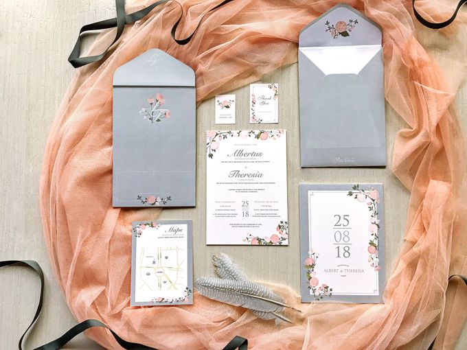 Albert & Theresia by Petite Chérie Invitation - 004 Albert & Theresia by Petite Chérie Invitation - 004