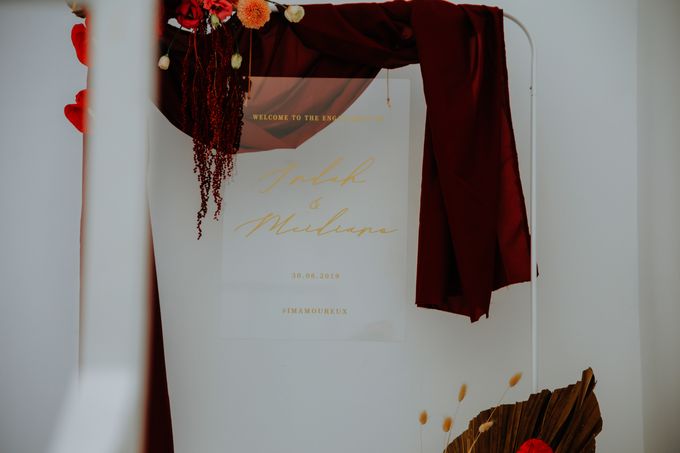 Indah Engagement Sign by Bloomette - 001 Indah Engagement Sign by Bloomette - 001