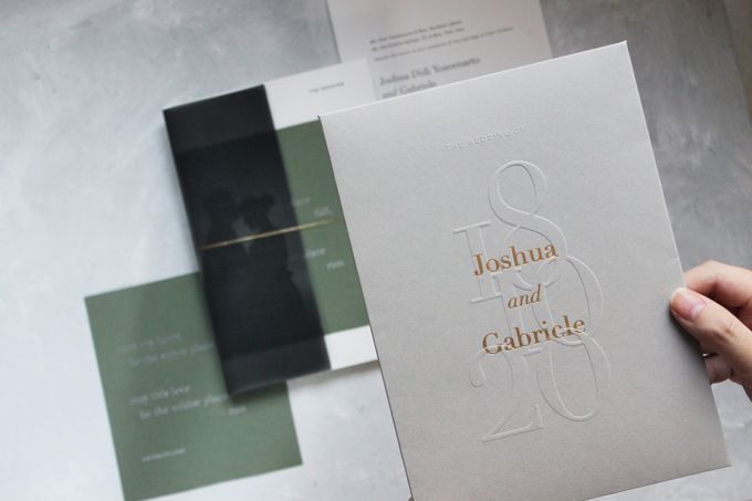 Joshua & Gabriele Invitation Suite by Sho Paper - 001 Joshua & Gabriele Invitation Suite by Sho Paper - 001