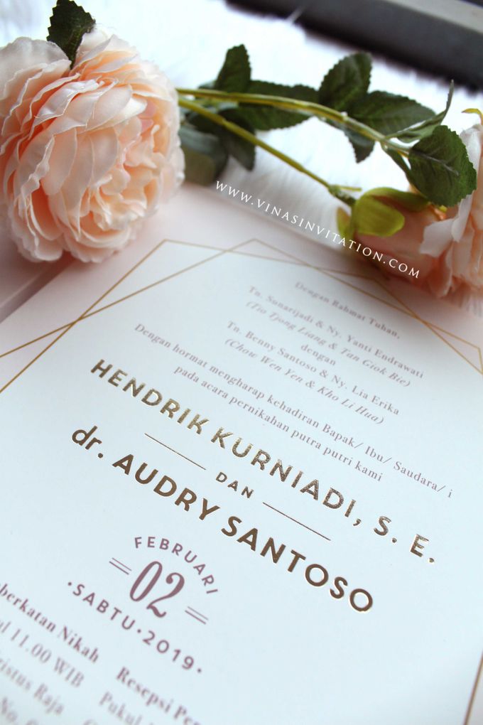 Hendrik & Audry by Vinas Invitation - 004