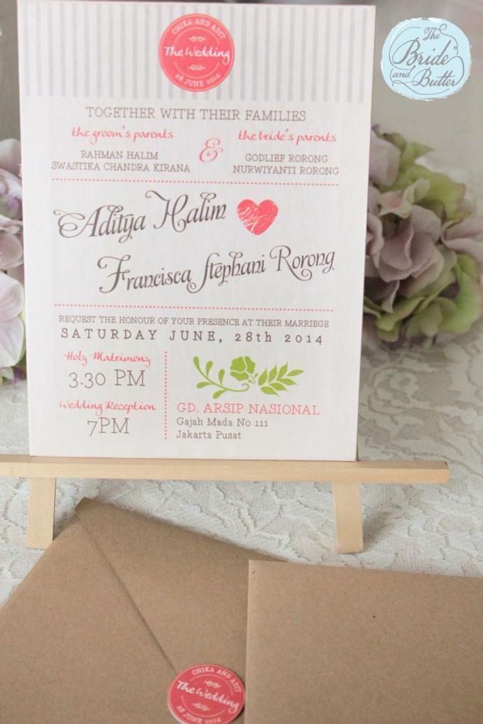 INVITATION - when rustic meets coral by The Bride and Butter - 003