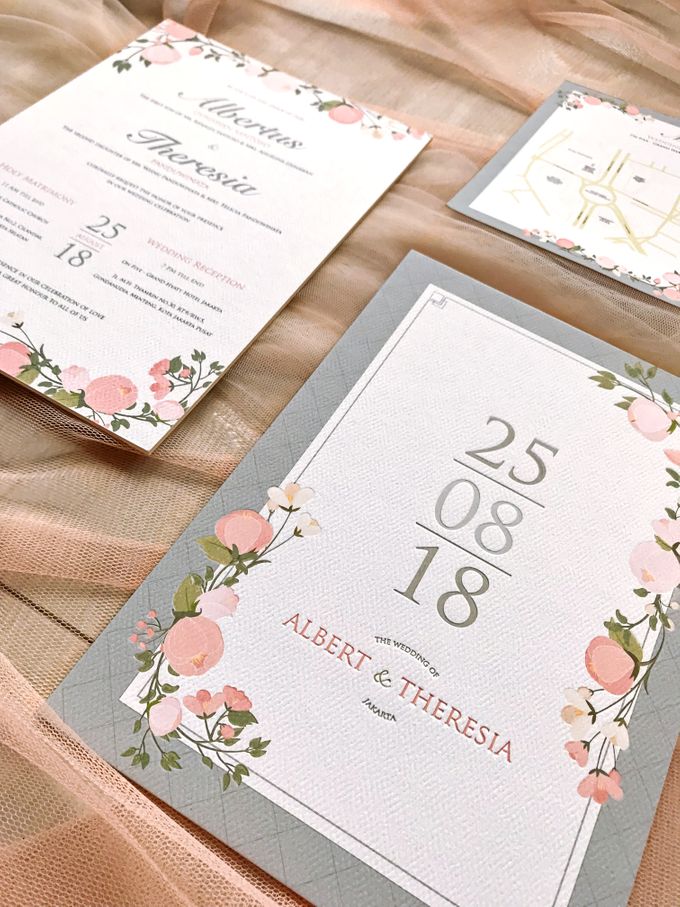 Albert & Theresia by Petite Chérie Invitation - 003 Albert & Theresia by Petite Chérie Invitation - 003