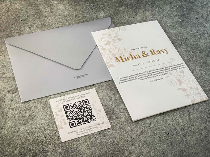 From the wedding of Micha & Ravy by Moria Invitation - 002 From the wedding of Micha & Ravy by Moria Invitation - 002