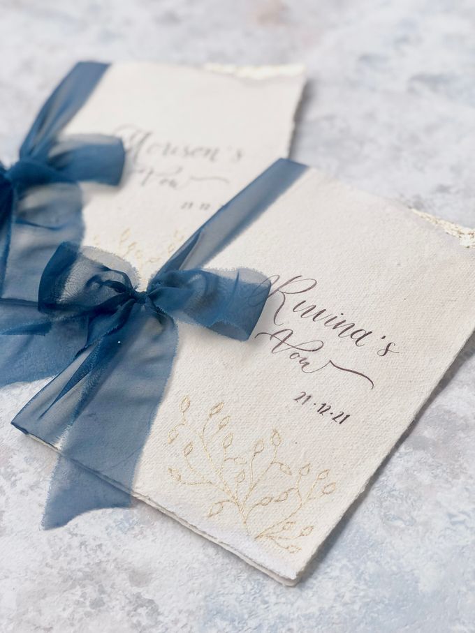 The Wedding of Morison and Ruvina by Alora Letters // Calligraphy Service - 002 The Wedding of Morison and Ruvina by Alora Letters // Calligraphy Service - 002
