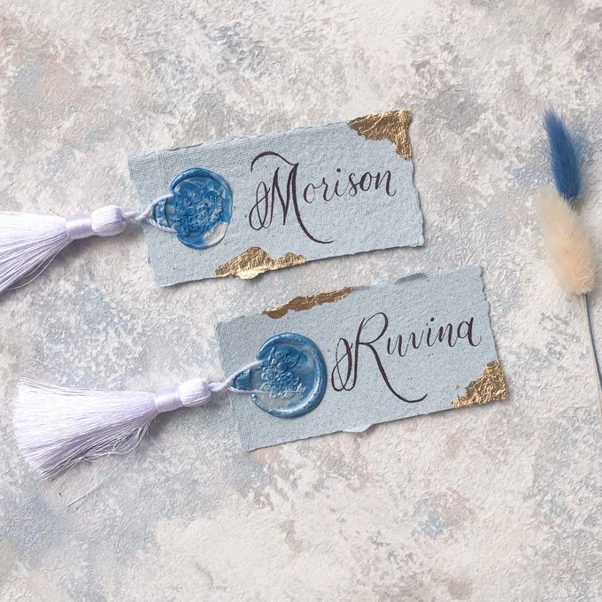 The Wedding of Morison and Ruvina by Alora Letters // Calligraphy Service - 003 The Wedding of Morison and Ruvina by Alora Letters // Calligraphy Service - 003