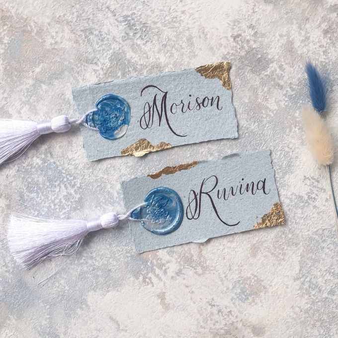 The Wedding of Morison and Ruvina by Alora Letters // Calligraphy Service - 003