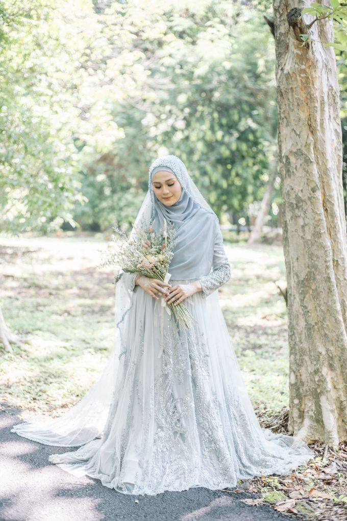 Ottoman Series - Blue Ice Resepsi by LAKSMI - Kebaya Muslimah & Islamic Bride - 010 Ottoman Series - Blue Ice Resepsi by LAKSMI - Kebaya Muslimah & Islamic Bride - 010