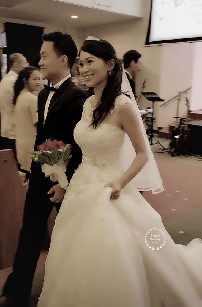 Swee Ming Actual Day & Church Matrimony by Stephy Ng Makeup and Hair - 001