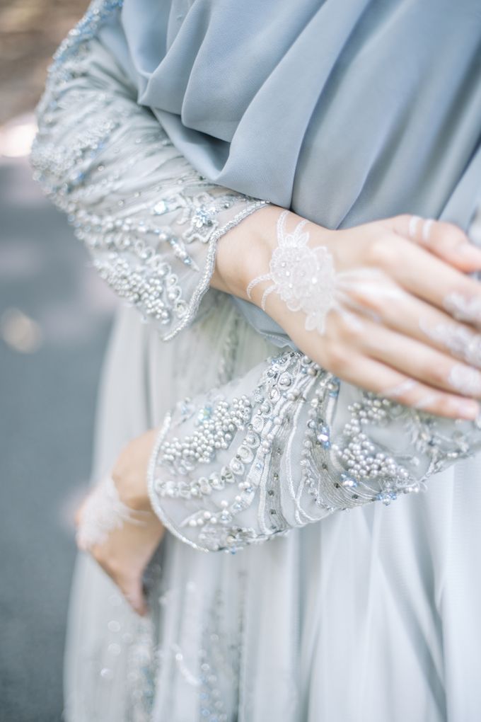 Ottoman Series - Blue Ice Resepsi by LAKSMI - Kebaya Muslimah & Islamic Bride - 009 Ottoman Series - Blue Ice Resepsi by LAKSMI - Kebaya Muslimah & Islamic Bride - 009