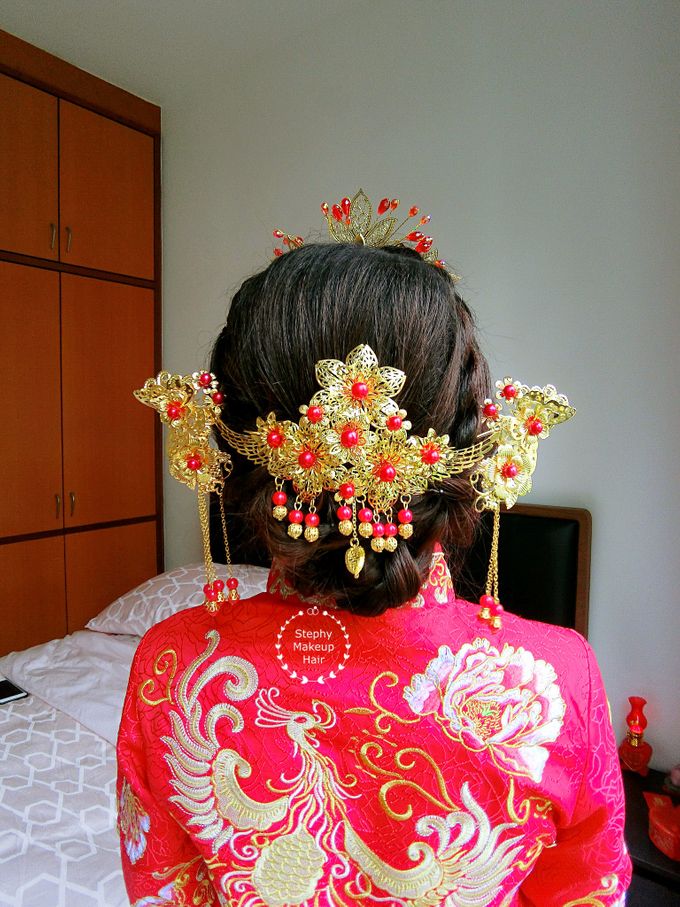 Australian C | Traditional Wedding Qun Kua by Stephy Ng Makeup and Hair - 005