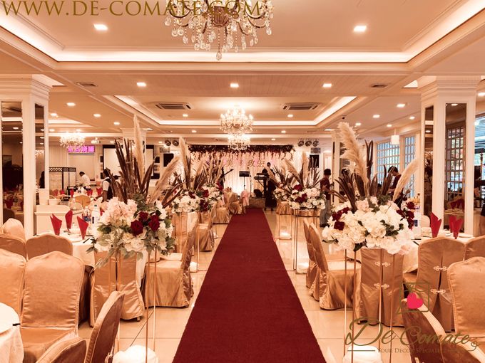 Elegant Fall Burgundy and Gold by de comate - 042 Elegant Fall Burgundy and Gold by de comate - 042