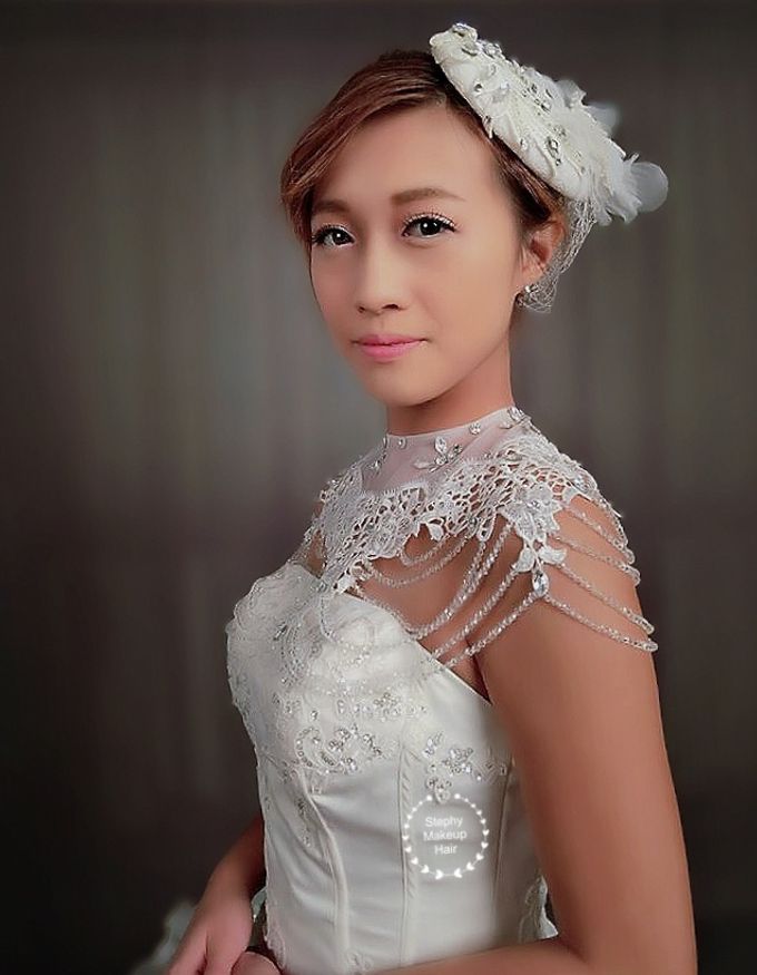 Mat Vintage Bridal Makeup by Stephy Ng Makeup and Hair - 005