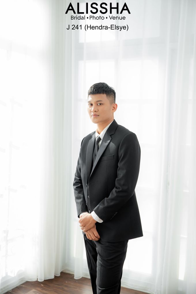 Men Suit Black 1D by Alissha Bride - 022 Men Suit Black 1D by Alissha Bride - 022