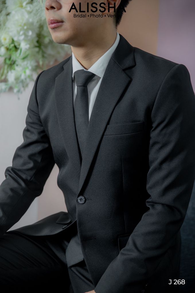 Men Suit Black 1D by Alissha Bride - 030 Men Suit Black 1D by Alissha Bride - 030