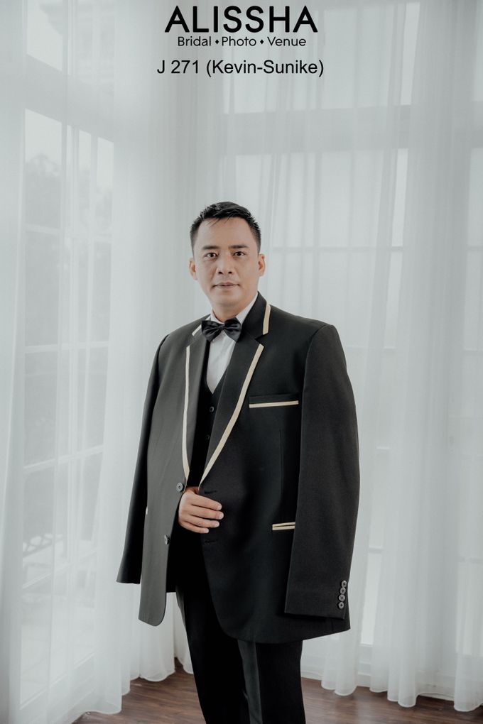 Men Suit Black 1D by Alissha Bride - 035 Men Suit Black 1D by Alissha Bride - 035