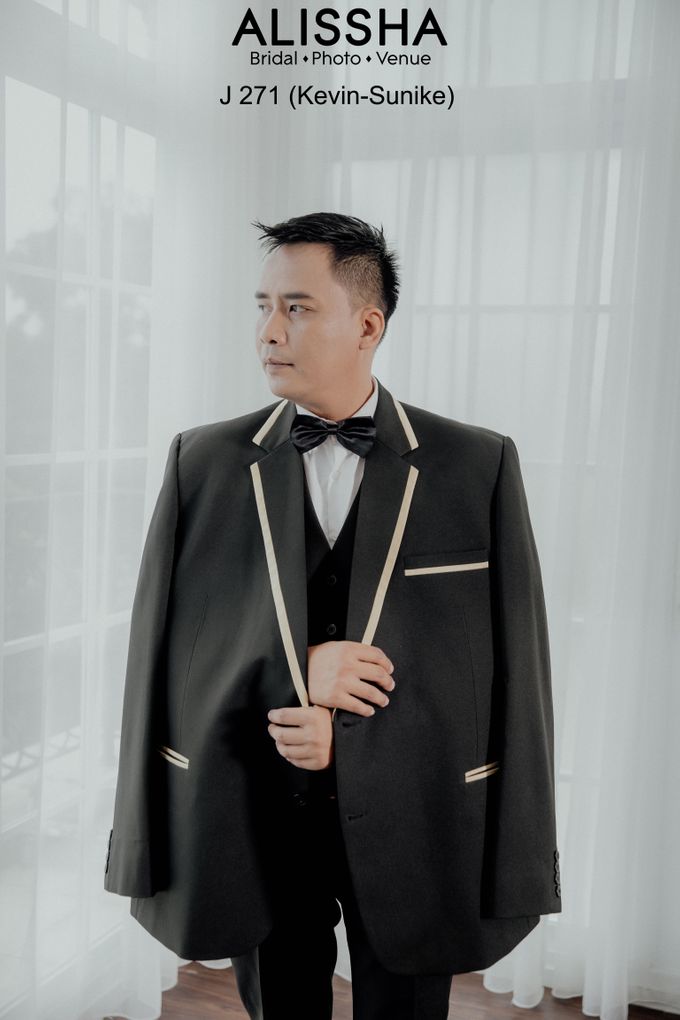 Men Suit Black 1D by Alissha Bride - 036 Men Suit Black 1D by Alissha Bride - 036