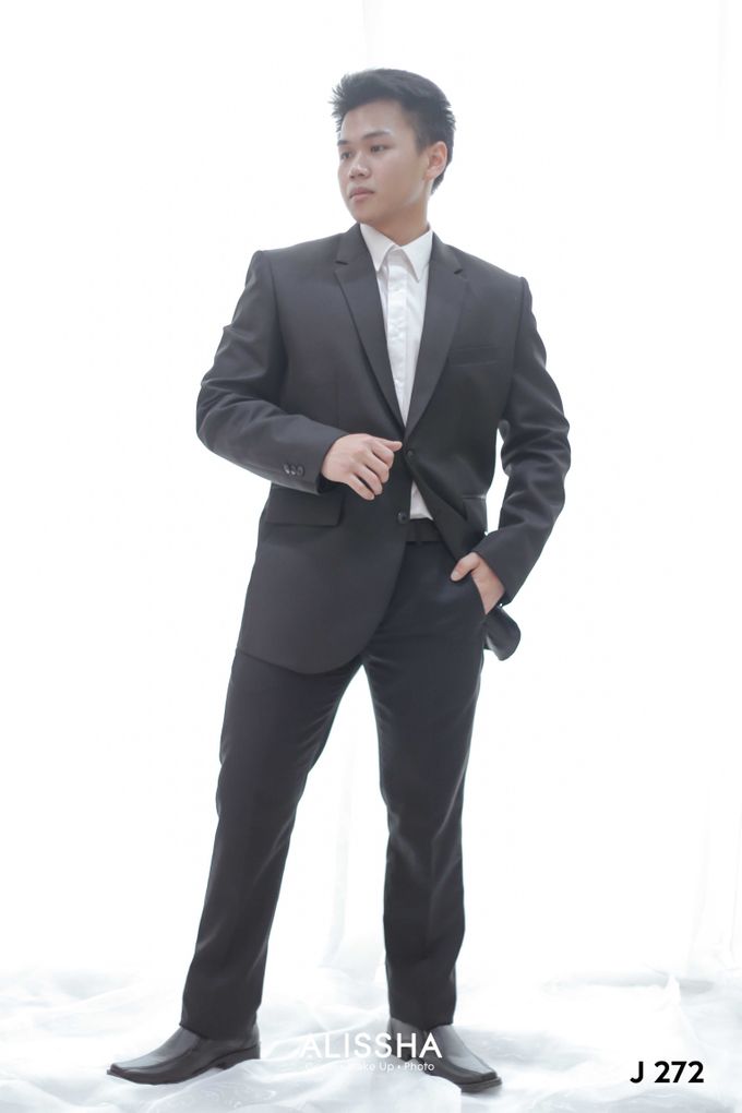 Men Suit Black 1D by Alissha Bride - 038 Men Suit Black 1D by Alissha Bride - 038