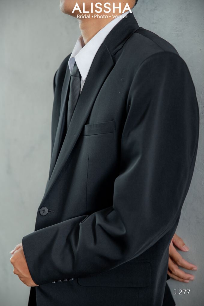Men Suit Black 1D by Alissha Bride - 041 Men Suit Black 1D by Alissha Bride - 041
