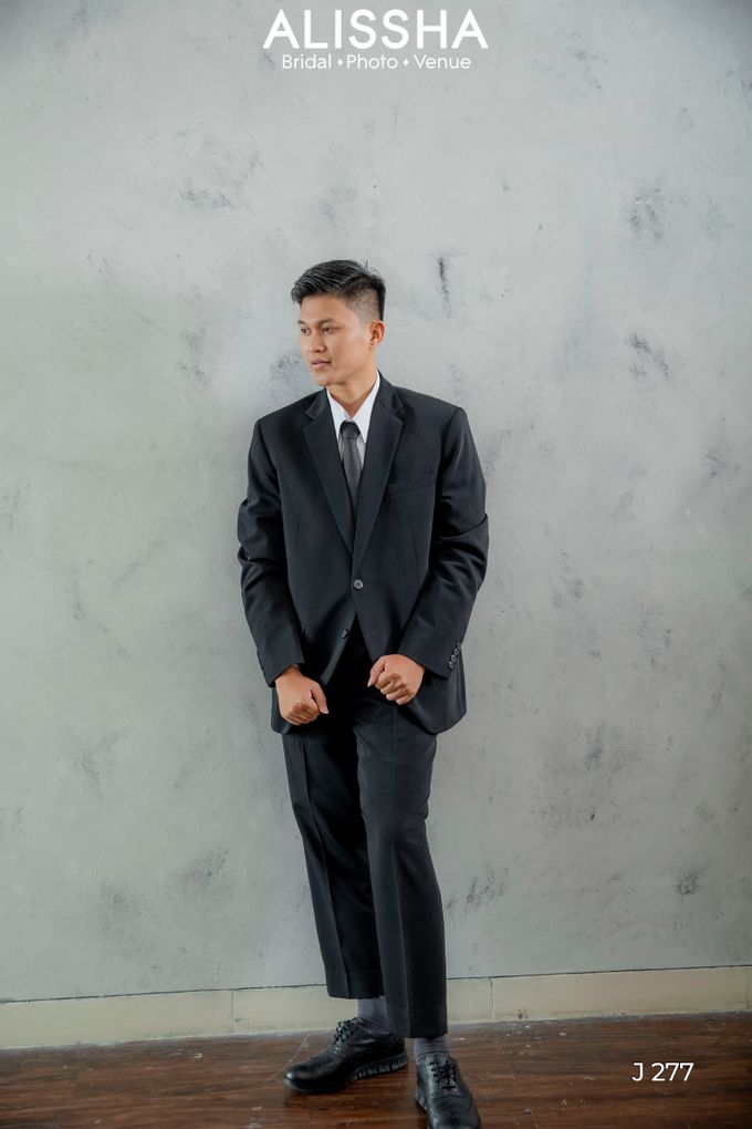 Men Suit Black 1D by Alissha Bride - 042 Men Suit Black 1D by Alissha Bride - 042