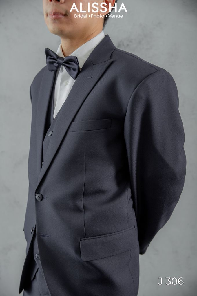 Men Suit Black 1D by Alissha Bride - 045 Men Suit Black 1D by Alissha Bride - 045