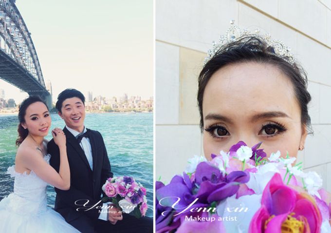 Wedding makeup by Yenn xin Makeup artist - 009