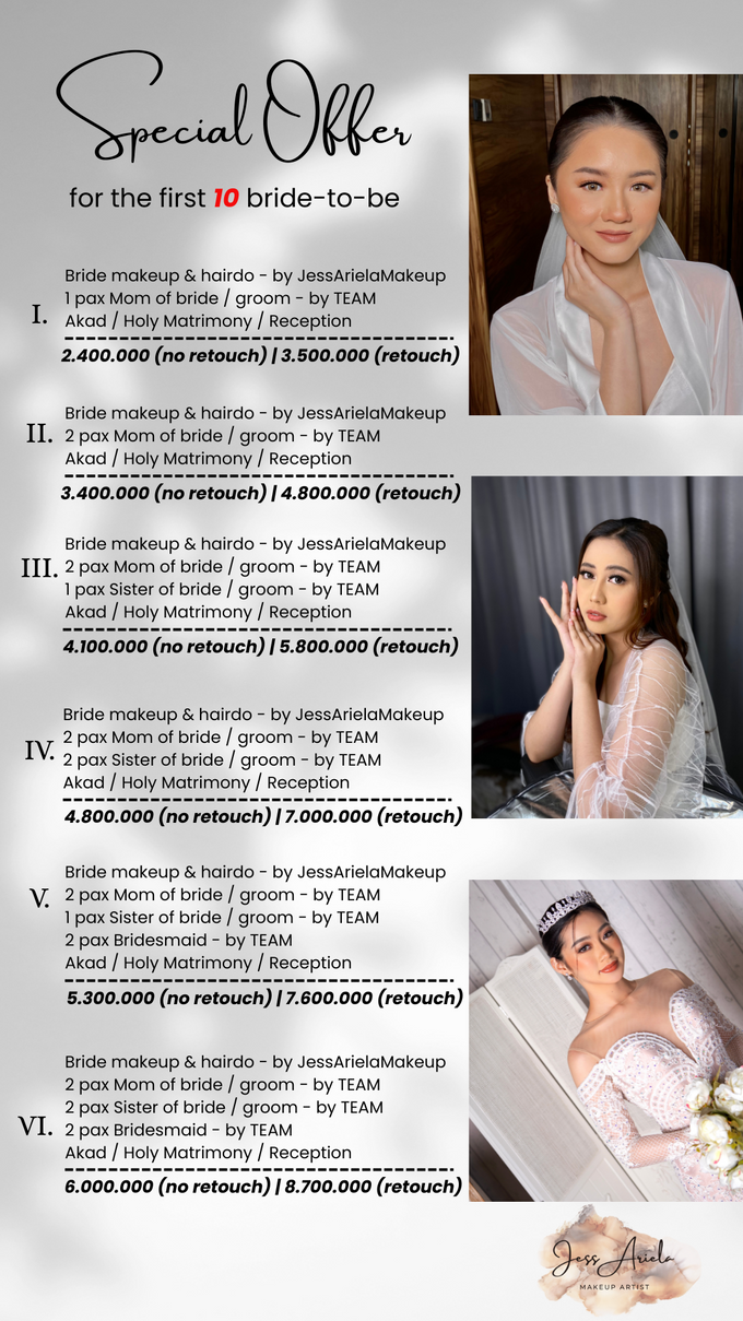 NEW PRICELIST by JessAriela Mua - 003