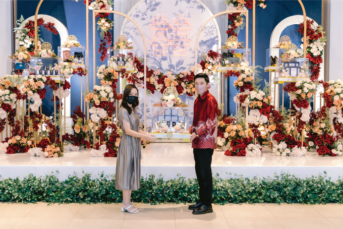 Jessica & Jimmy Engagement Decoration at Royal Dynasty by Valentine Wedding Decoration - 004