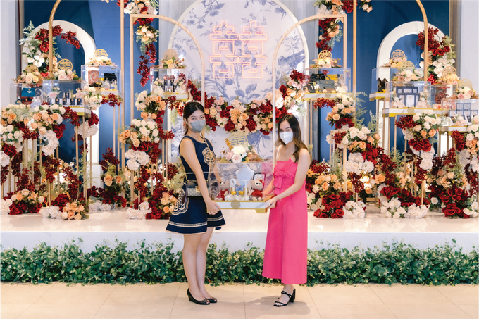 Jessica & Jimmy Engagement Decoration at Royal Dynasty by Valentine Wedding Decoration - 006