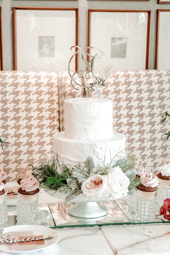 Madeline’s Bridal Shower Cake and dessert table by KAIA Cakes & Co. - 021