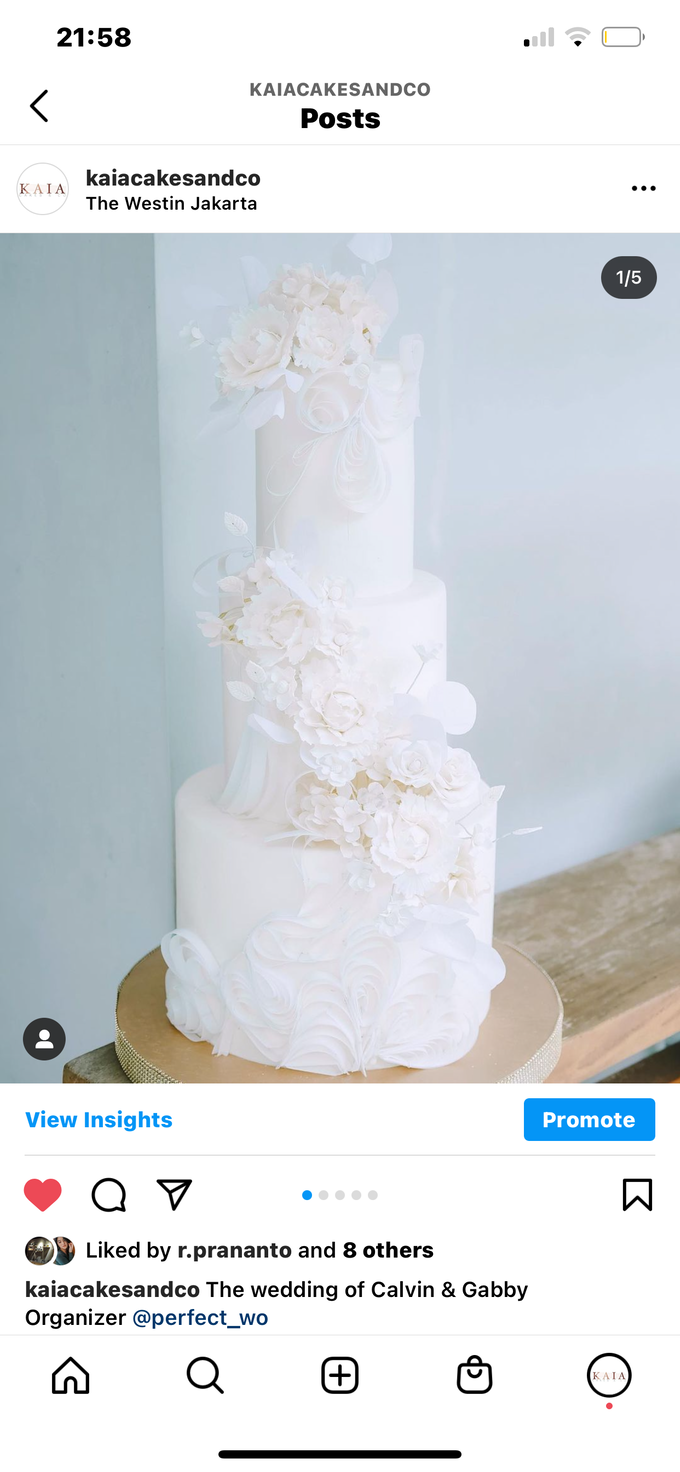 The wedding of Calvin & Gabby by KAIA Cakes & Co. - 006