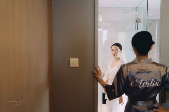 Katharina & Kevin Wedding at The Gallery CIBIS Park Part 1 by vielmakeup - 025