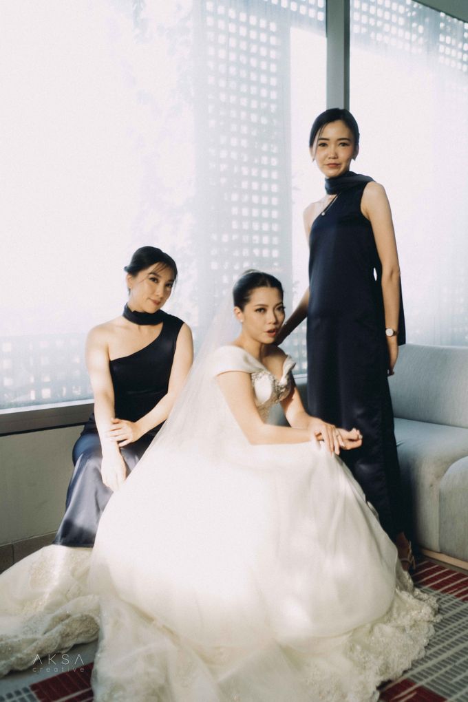 Katharina & Kevin Wedding at The Gallery CIBIS Park Part 1 by vielmakeup - 046