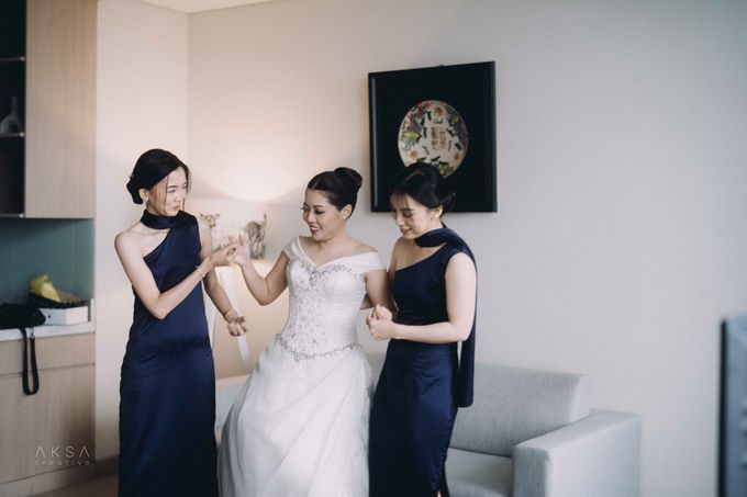 Katharina & Kevin Wedding at The Gallery CIBIS Park Part 4 by vielmakeup - 014