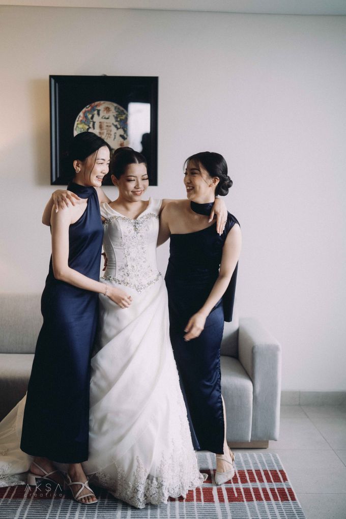 Katharina & Kevin Wedding at The Gallery CIBIS Park Part 4 by vielmakeup - 016