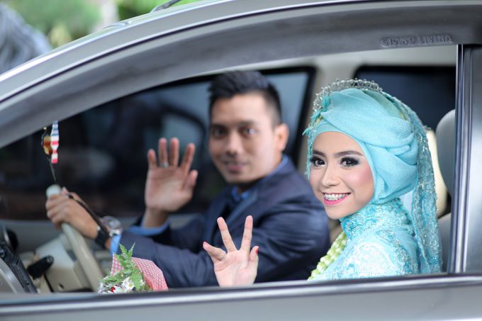 Kebaya Ballgown Resepsi Blue Sky Faradila & Lisma by LAKSMI  0817 0370 7670 by LAKSMI - Kebaya Muslimah & Islamic Bride - 003