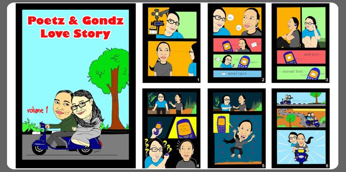 Comic Pre Wedding by Garis Pena Art - 002