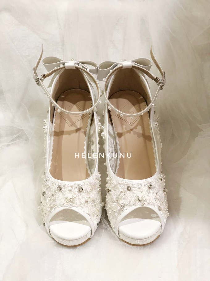 CLARA wedding white shoes by Helen Kunu by Kunu Looks - 002 CLARA wedding white shoes by Helen Kunu by Kunu Looks - 002