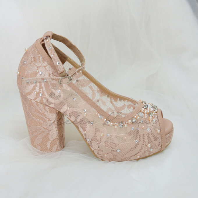 Audelia Cream wedding shoes by Helen Kunu by Kunu Looks - 004 Audelia Cream wedding shoes by Helen Kunu by Kunu Looks - 004