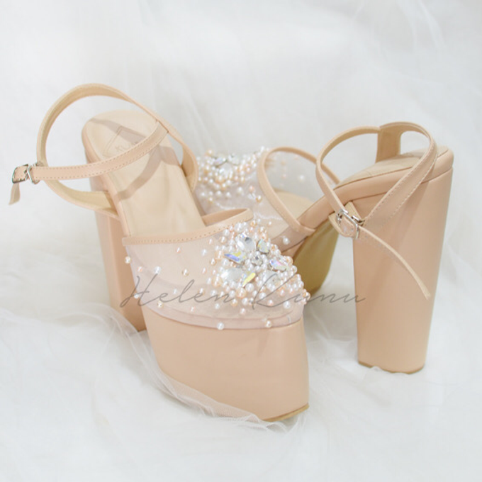 Linda wedding heels by Helen Kunu by Kunu Looks - 006